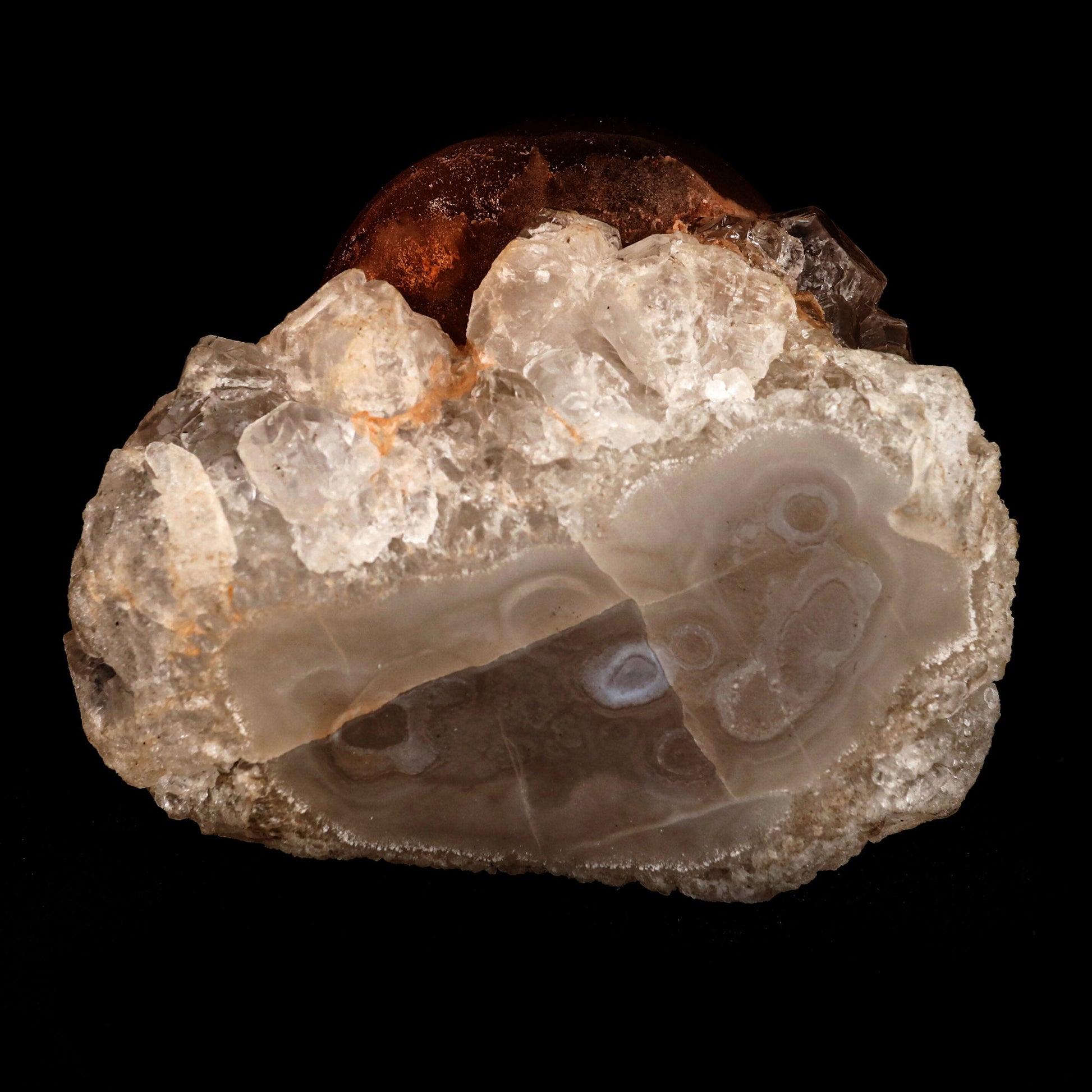 Fluorite ball on MM Quartz Natural Mineral Specimen # B 5362 Fluorite Superb Minerals 