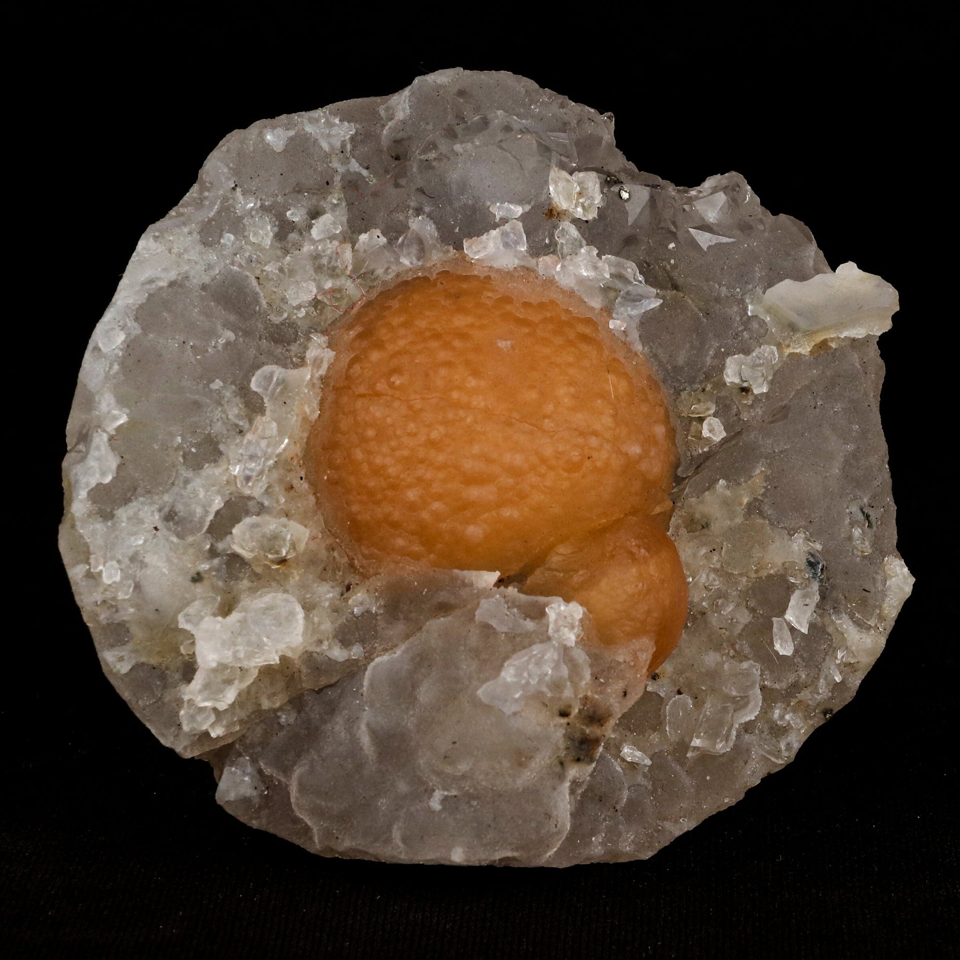 Fluorite ball on MM Quartz Natural Mineral Specimen # B 5372 Fluorite Superb Minerals 