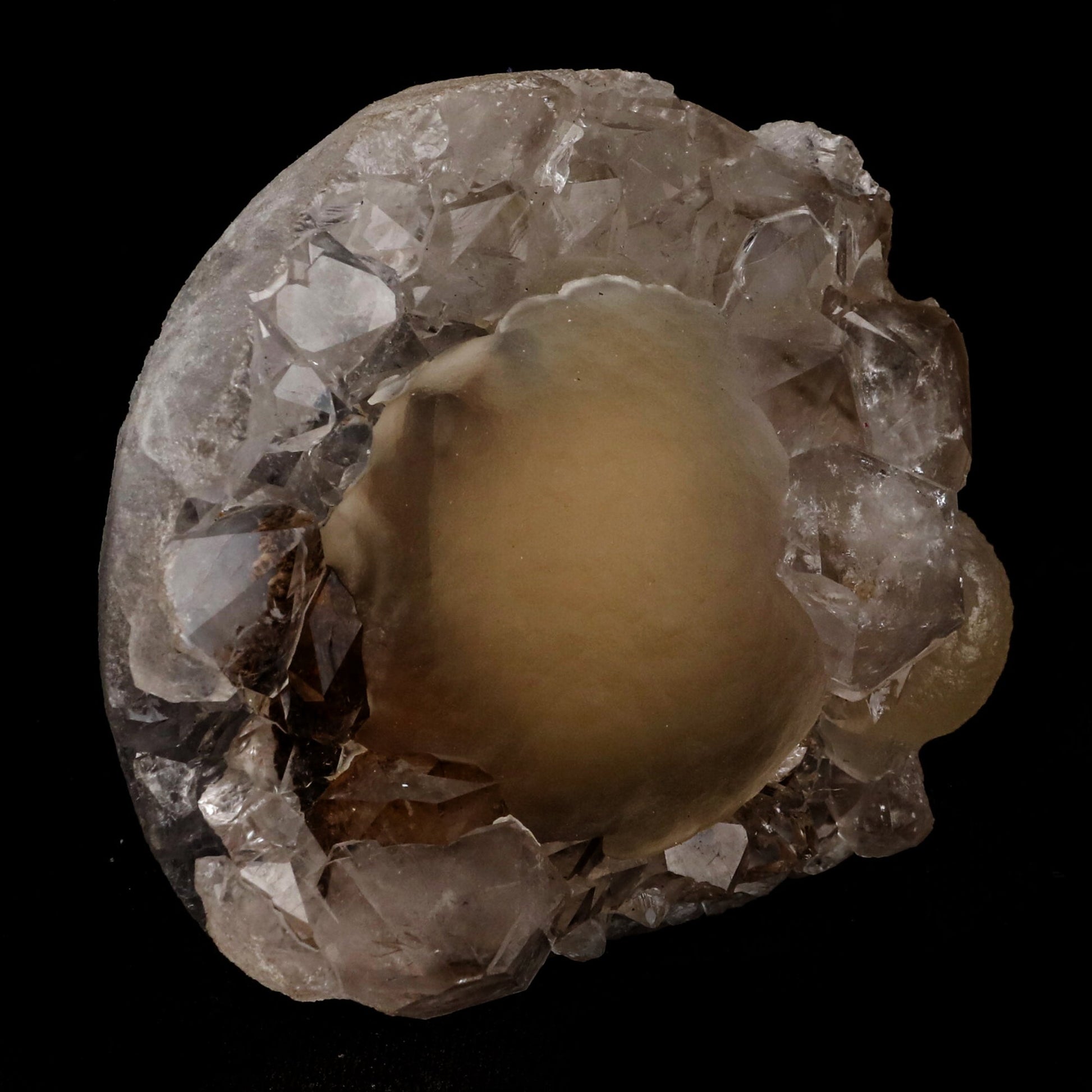 Fluorite ball on MM Quartz Natural Mineral Specimen # B 5380 Fluorite Superb Minerals 