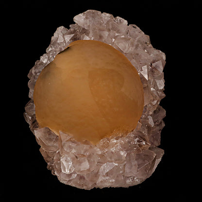 Fluorite ball on MM Quartz Natural Mineral Specimen # B 5392 Fluorite Superb Minerals 