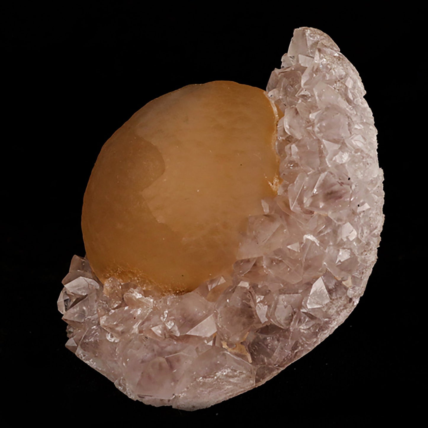 Fluorite ball on MM Quartz Natural Mineral Specimen # B 5392 Fluorite Superb Minerals 