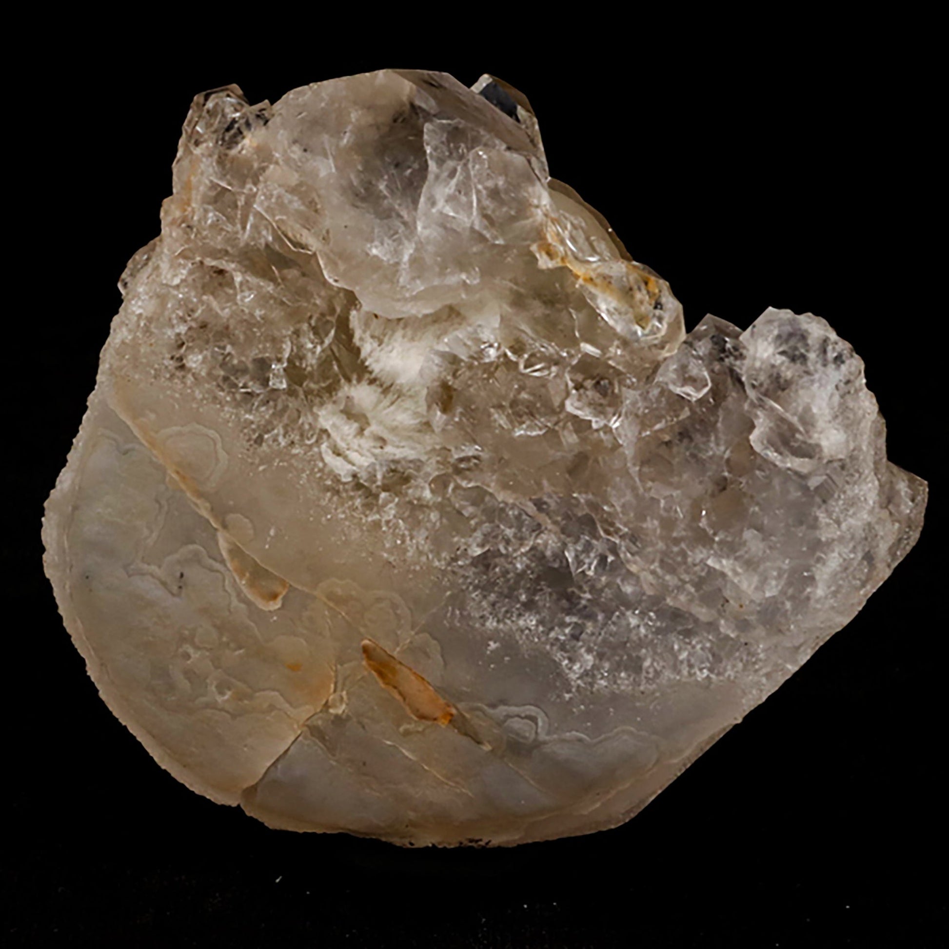 Fluorite ball on MM Quartz Natural Mineral Specimen # B 5414 Fluorite Superb Minerals 