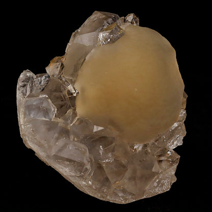 Fluorite ball on MM Quartz Natural Mineral Specimen # B 5414 Fluorite Superb Minerals 