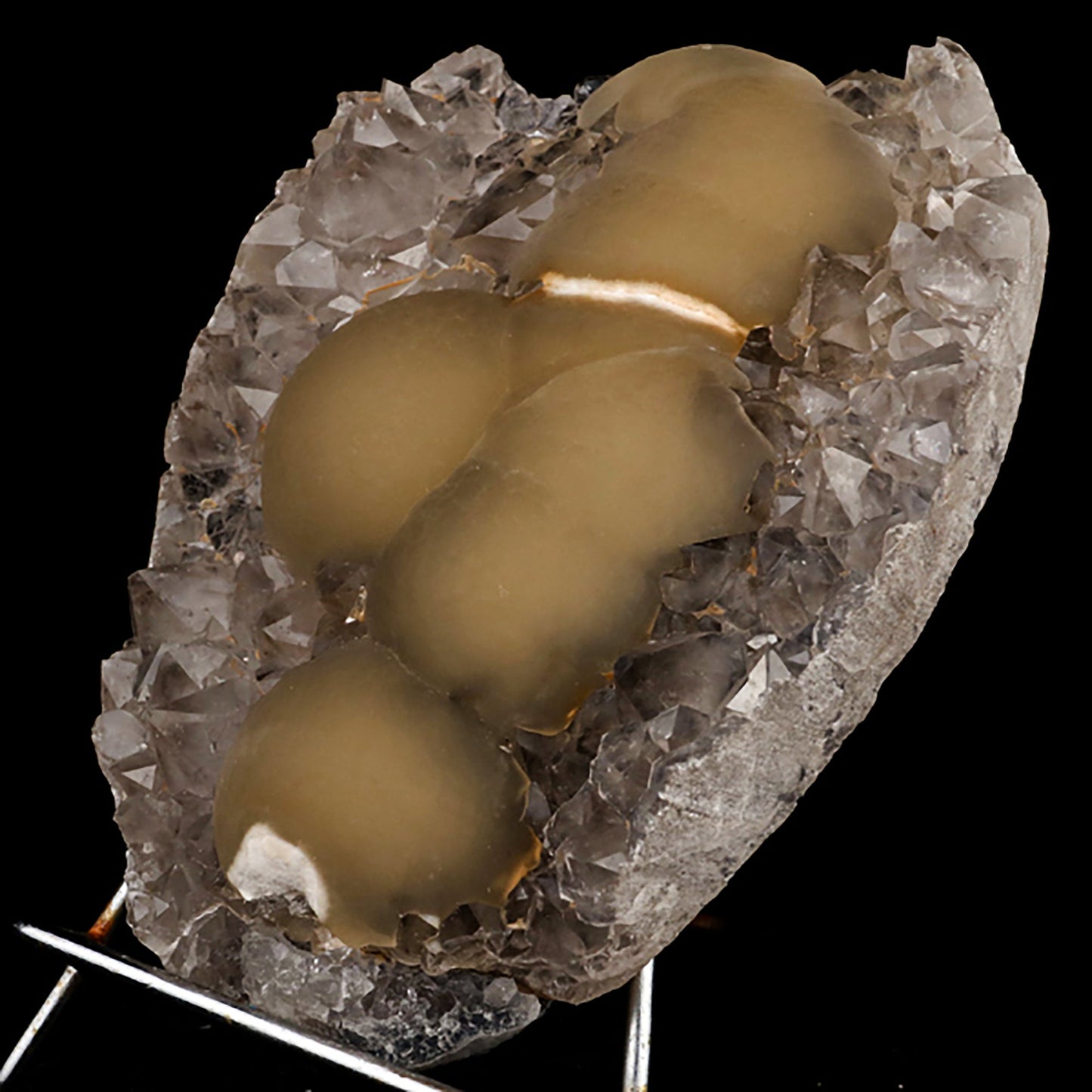 Fluorite balls on MM Quartz Natural Mineral Specimen # B 5410 Fluorite Superb Minerals 