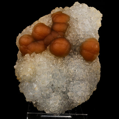 Fluorite balls on MM Quartz Natural Mineral Specimen # B 5736 Fluorite Superb Minerals 