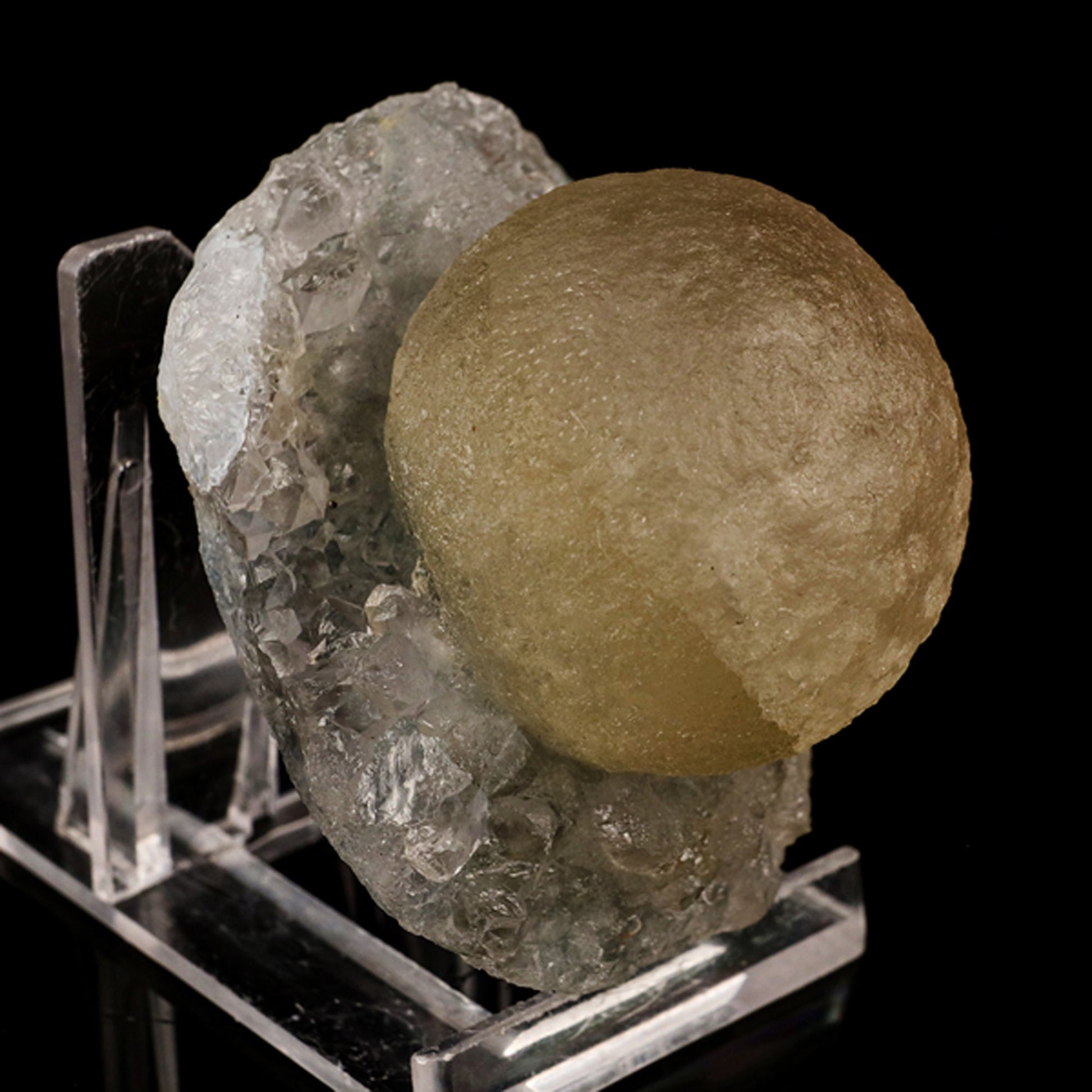 Fluorite balls on MM Quartz Natural Mineral Specimen # B 5935 Fluorite Superb Minerals 