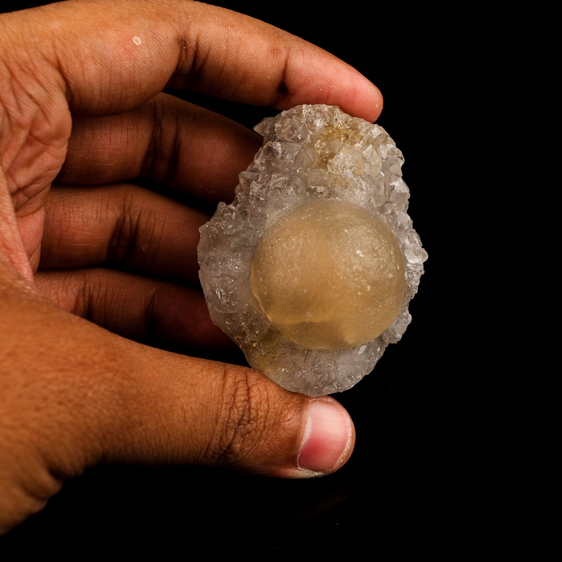 Fluorite balls on MM Quartz Natural Mineral Specimen # B 5939 Fluorite Superb Minerals 