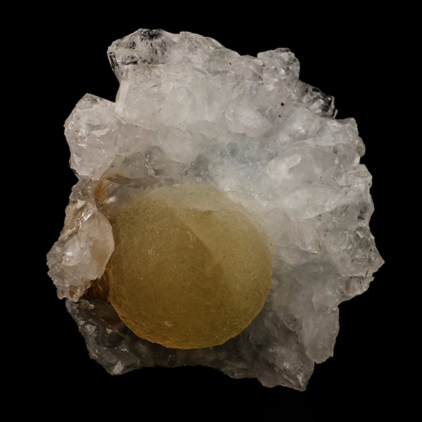 Fluorite balls on MM Quartz Natural Mineral Specimen # B 5943 Thomsonite Superb Minerals 