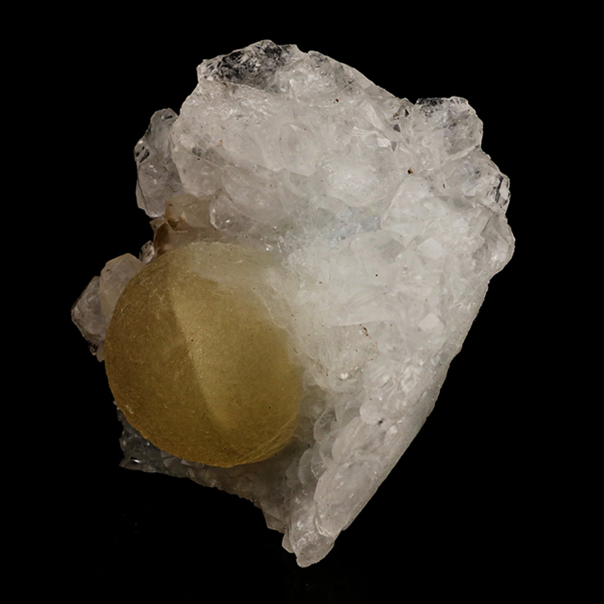 Fluorite balls on MM Quartz Natural Mineral Specimen # B 5943 Thomsonite Superb Minerals 