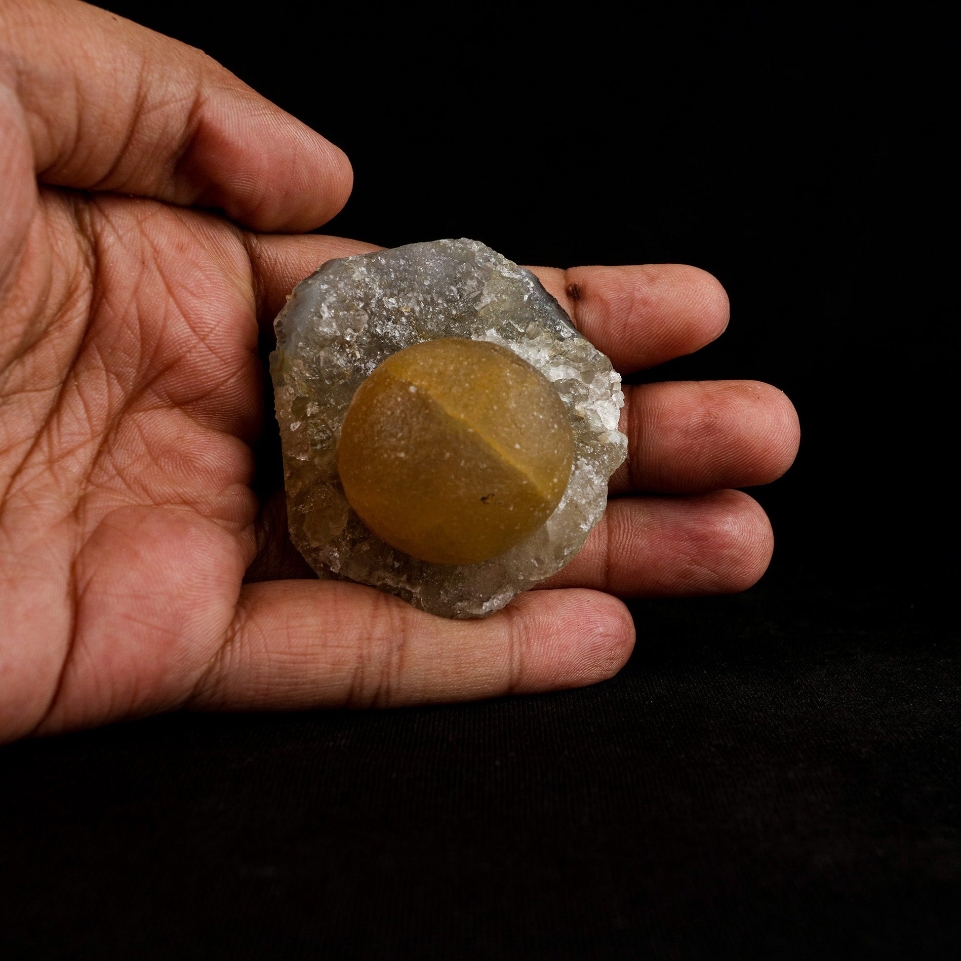 Fluorite Botryoidal on MM Quartz Natural Mineral Specimen # B 5086 Fluorite Superb Minerals 