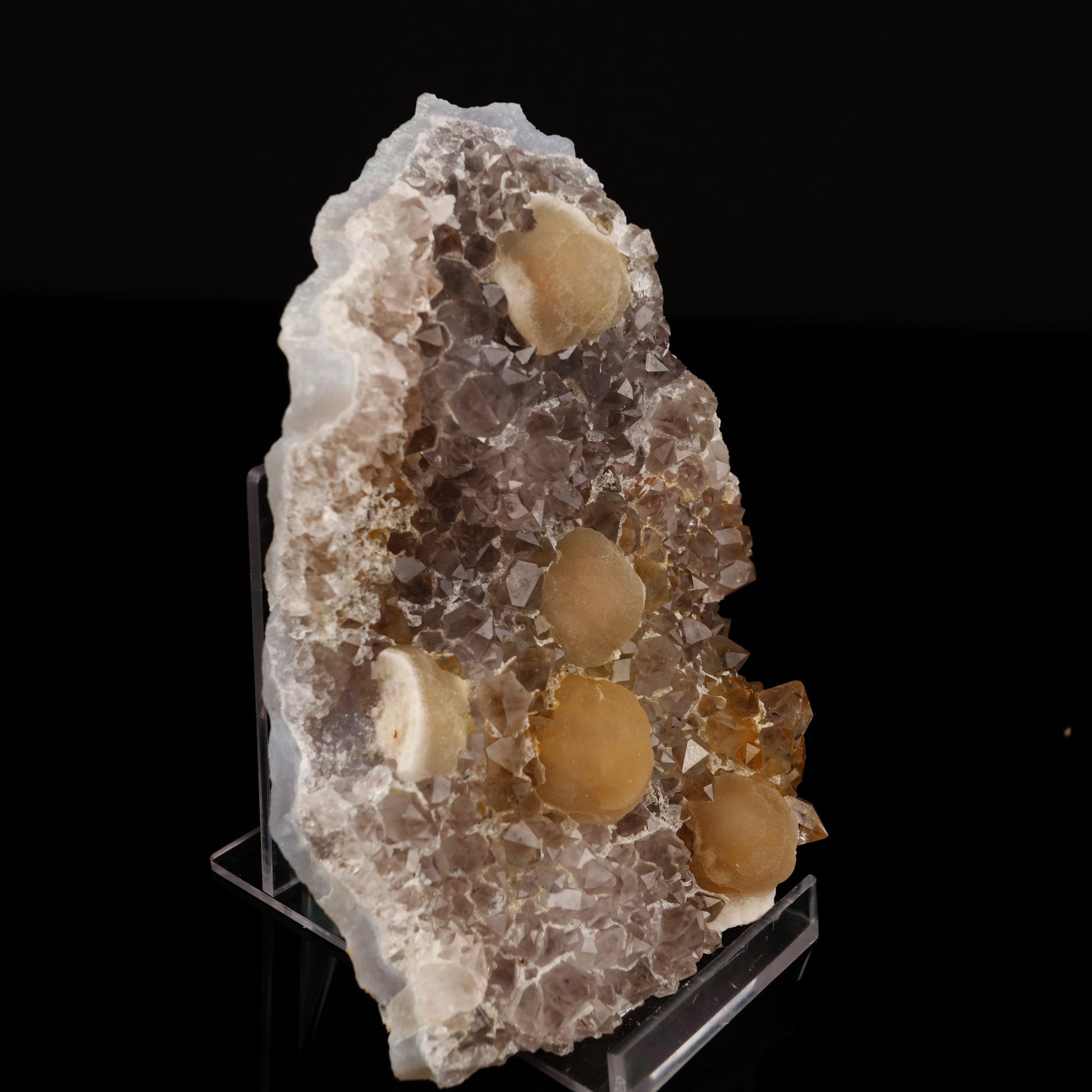 Fluorite on Amethyst Natural Mineral Specimen # B 5606 Fluorite Superb Minerals 