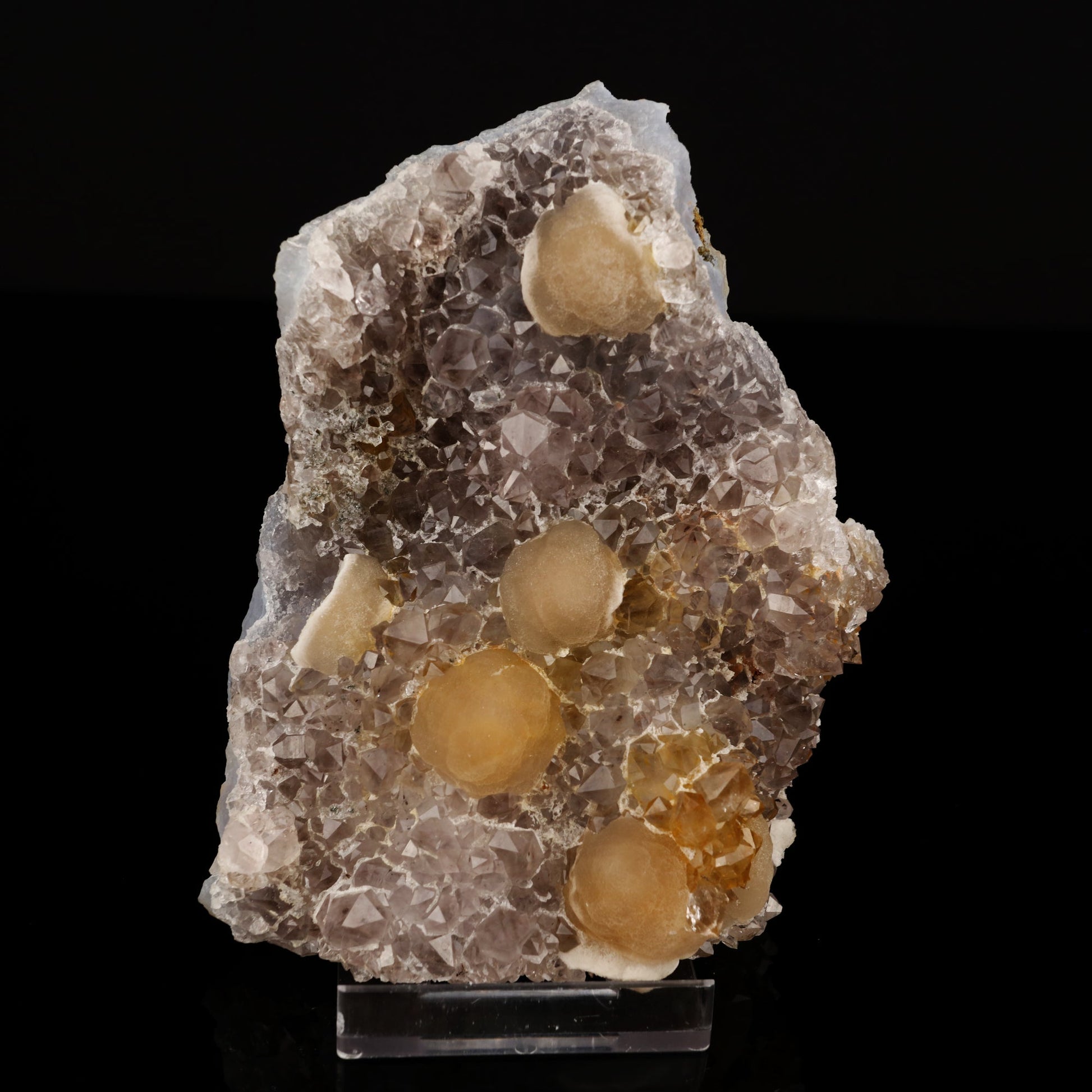Fluorite on Amethyst Natural Mineral Specimen # B 5606 Fluorite Superb Minerals 
