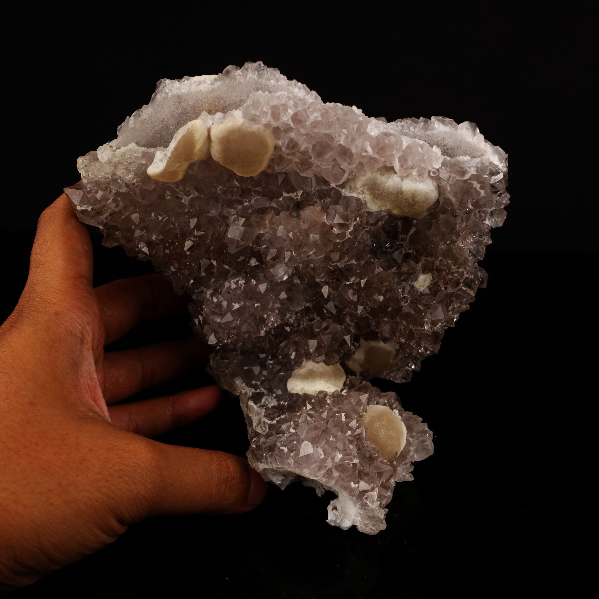 Fluorite on Amethyst Natural Mineral Specimen # B 5608 Fluorite Superb Minerals 