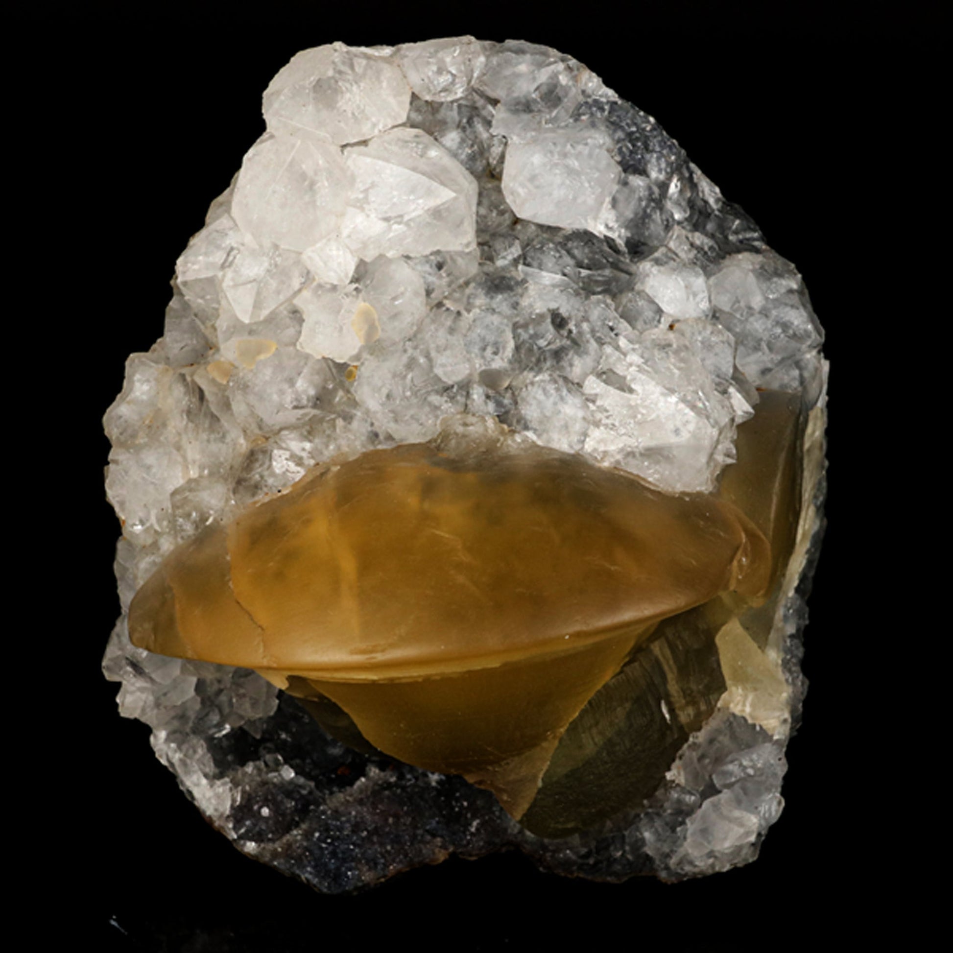Fluorite on MM Quartz Natural Mineral Specimen # B 6116 Fluorite Superb Minerals 