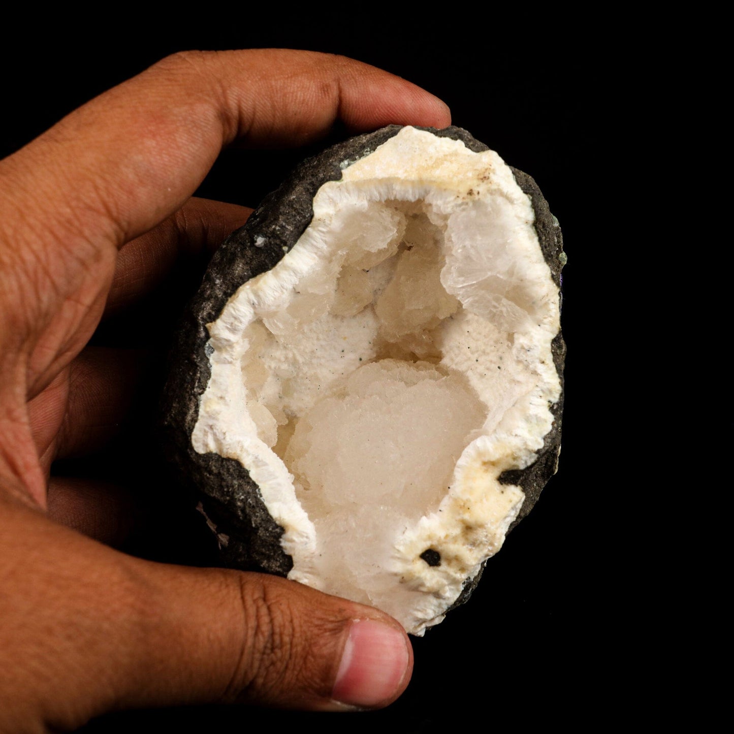Goosecreekite Inside Mordenite Geode Natural Mineral Specimen # B 6540 Goosecreekite Superb Minerals 