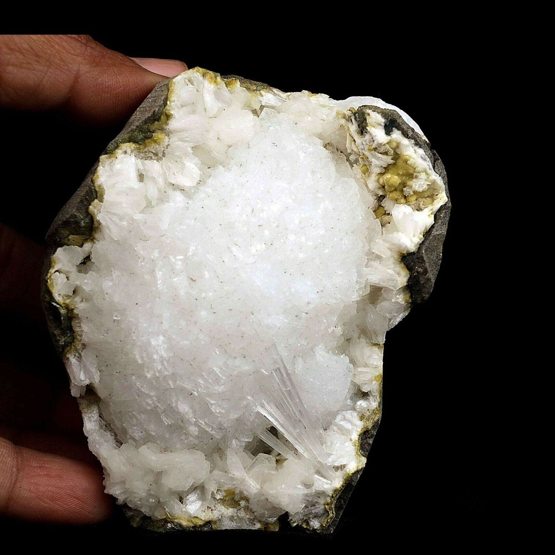Goosecreekite rare mineral with Scolecite Natural Mineral Specimen # B 3570 Goosecreekite Superb Minerals 