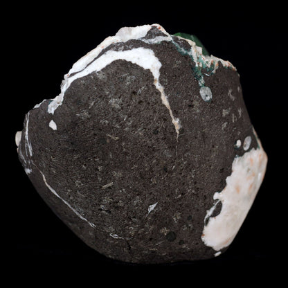 Green Apophyllite Cube with Stilbite Heulandite Natural Mineral # B 41…  https://www.superbminerals.us/products/green-apophyllite-cube-with-stilbite-heulandite-natural-mineral-b-4161  Features:Large shallow vug with a transparent penetrating layerd dark green to mint green Apophyllite cubic crystal on druzy chalcedony formations with Stilbite crystals, all on a bed of white miniature Huelandite crystals on a dark gray Matrix. The color of the Apophyllite is exceptional as is the contrast 
