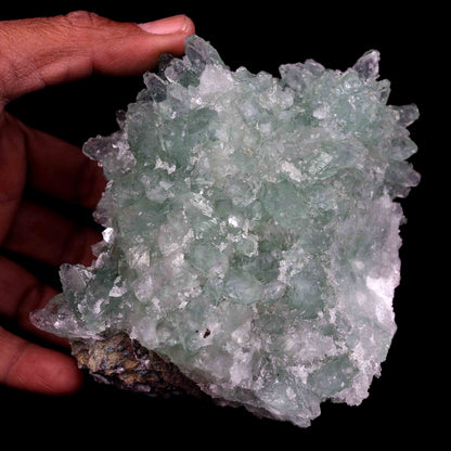 Green Apophyllite Sparkling with Chalcedony Natural Mineral Specimen #…  https://www.superbminerals.us/products/green-apophyllite-sparkling-with-chalcedony-natural-mineral-specimen-b-3805  Features This piece hosts a gemmy, lustrous, transparent cluster of green Apophyllite crystals, highly sought after for their clarity and rich green color, on numerous clusters of whitish snowy chalcedony, all on a matrix of sparkly Chalcedony. The formation and balance of this piece is particularly impressive