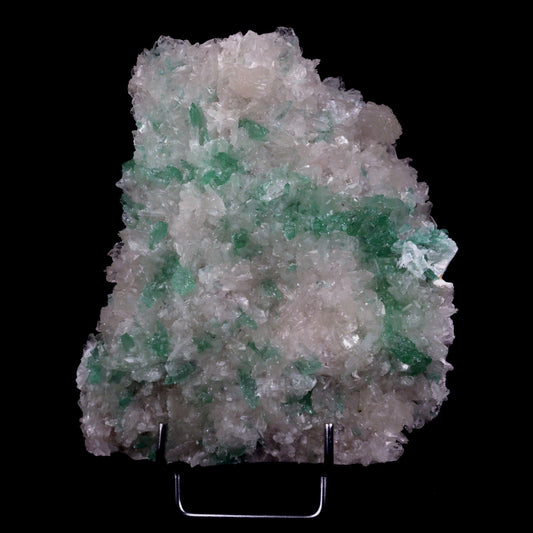 Green Apophyllite Sprakling Crystals with Stilbite Natural Mineral Spe…  https://www.superbminerals.us/products/green-apophyllite-sprakling-crystals-with-stilbite-natural-mineral-specimen-b-4766  Features: Jalgaon's large mounded combination plate is impressive and exceptional.On this colourful piece, spectacular starbursts, sprays, and clusters of glassy, gemmy, bi-colored, tetragonal apophyllite crystals are dramatically scattered on tan stilbite crystals.The apophyllite crystals are very glassy,