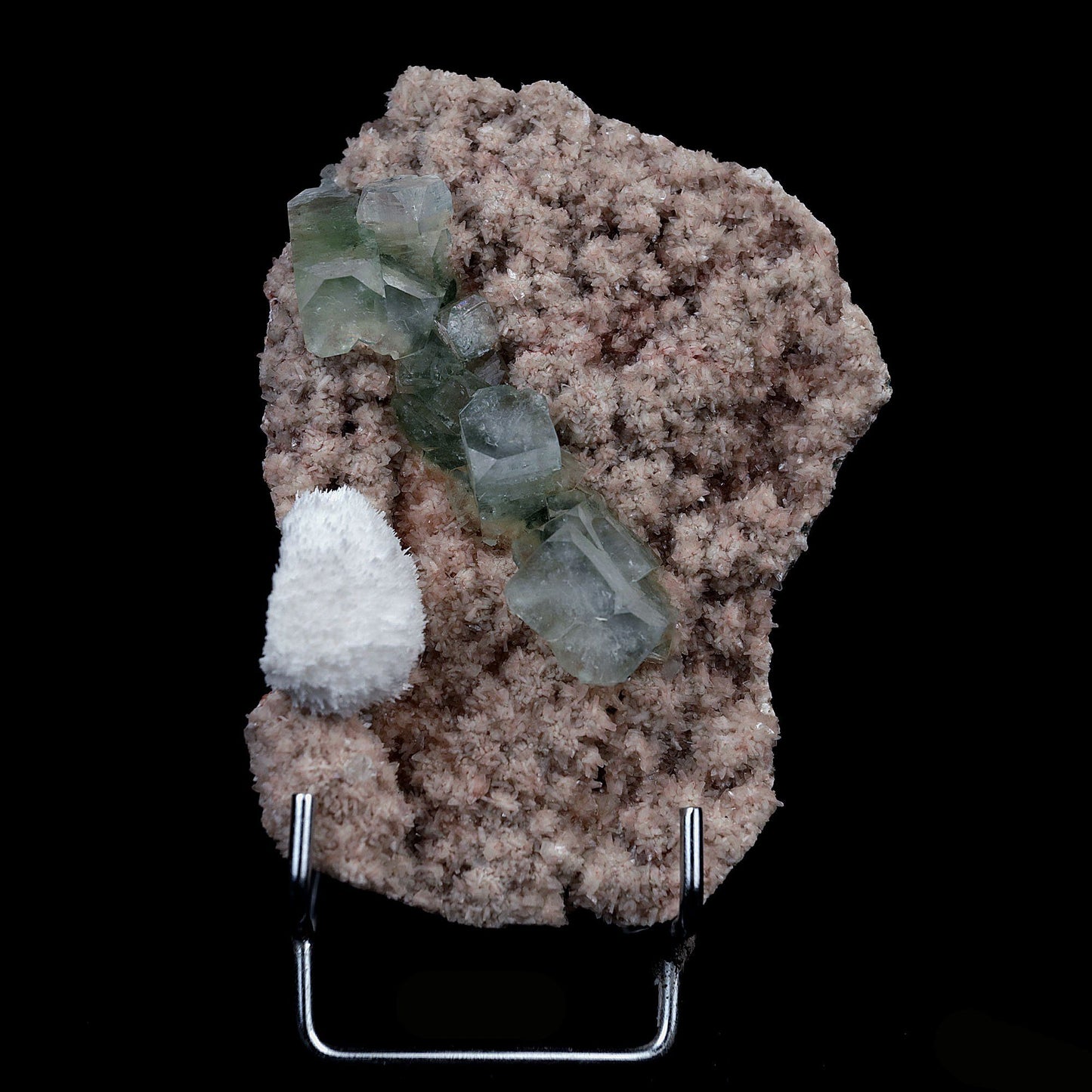 Green Apophyllite with Mordenite on Heulandite Natural Mineral Specime…  https://www.superbminerals.us/products/green-apophyllite-with-mordenite-on-heulandite-natural-mineral-specimen-b-4097  Features:An extremely stylish piece highlighting a lattice thickly covered with scaled-down, beige heulandite precious crystals several shiny, bigger light-beige Heulandite crystals on the framework