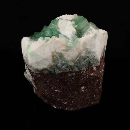 Green Apophyllite with Mordenite self standing Natural Mineral Specimen # B 5580 Apophyllite Superb Minerals 
