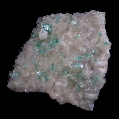 Green Apophyllite with Stilbite, Powellite Rare Find Natural Mineral S…  https://www.superbminerals.us/products/green-apophyllite-with-stilbite-powellite-rare-find-natural-mineral-specimen-b-4768  Features: We have a striking crystal perched elegantly in apophyllite and stilbite crystal nests that are elongated and dramatic! This is a noteworthy specimen in terms of the powellite's own size and the combination's overall appearance. The crystal is a double-terminated, transparent, satiny powellite crystal 