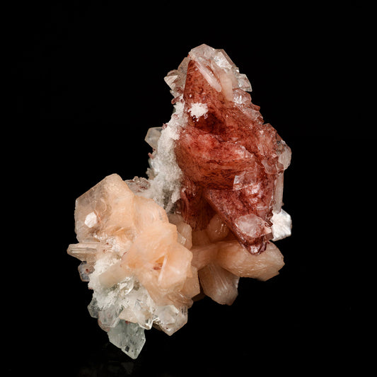 Heulandite Bow with Stilbite Natural Mineral Specimen # B 6223 Heulandite Superb Minerals 