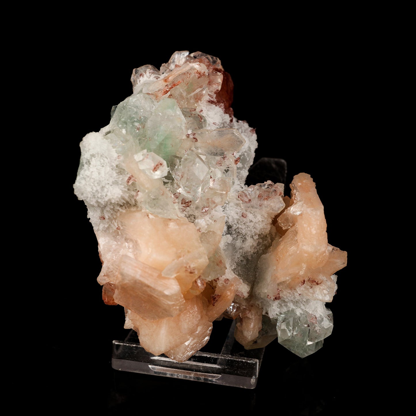 Heulandite Bow with Stilbite Natural Mineral Specimen # B 6223 Heulandite Superb Minerals 