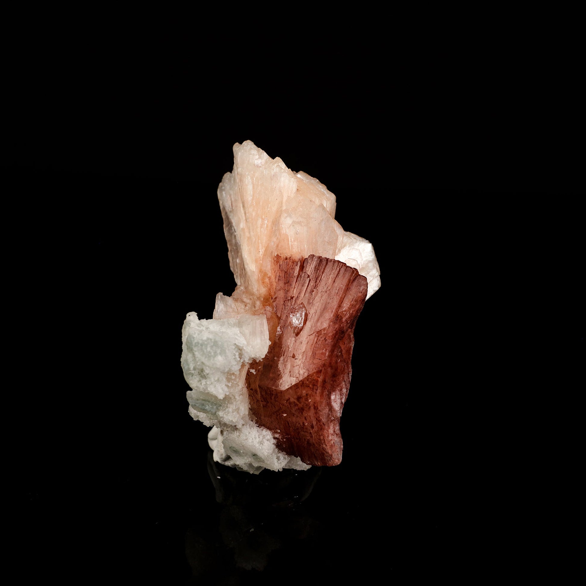 Heulandite Bow with Stilbite Natural Mineral Specimen # B 6227 Heulandite Superb Minerals 