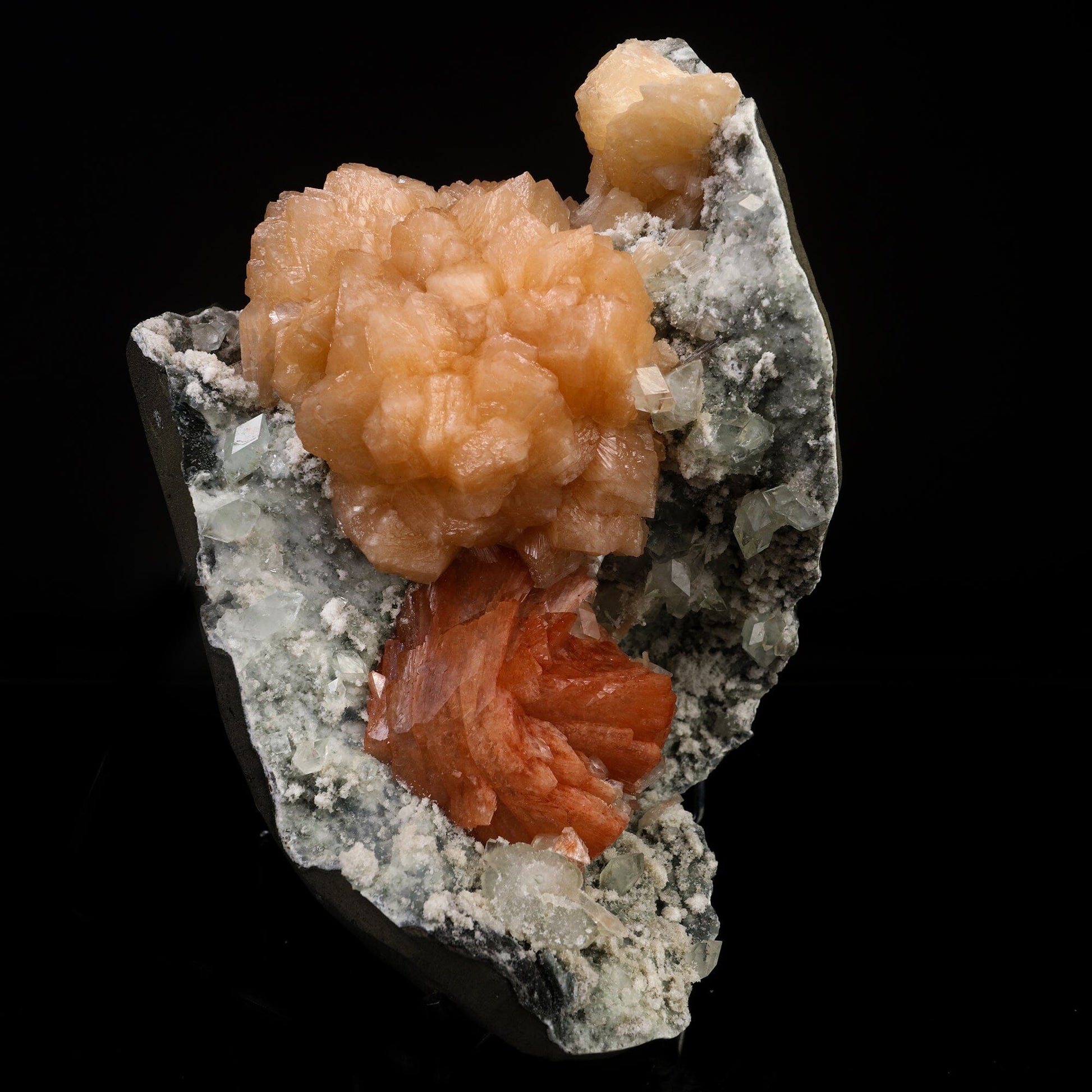 Heulandite Bow with Stilbite Natural Mineral Specimen # B 6723 Thomsonite Superb Minerals 