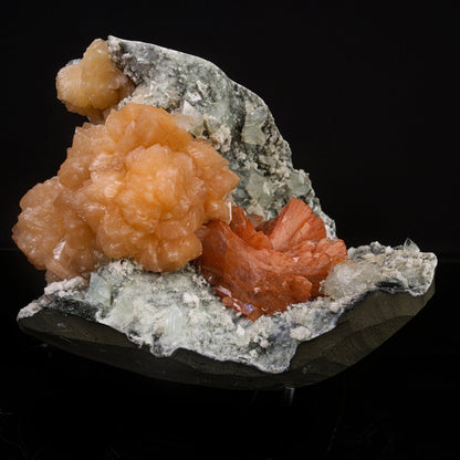 Heulandite Bow with Stilbite Natural Mineral Specimen # B 6723 Thomsonite Superb Minerals 