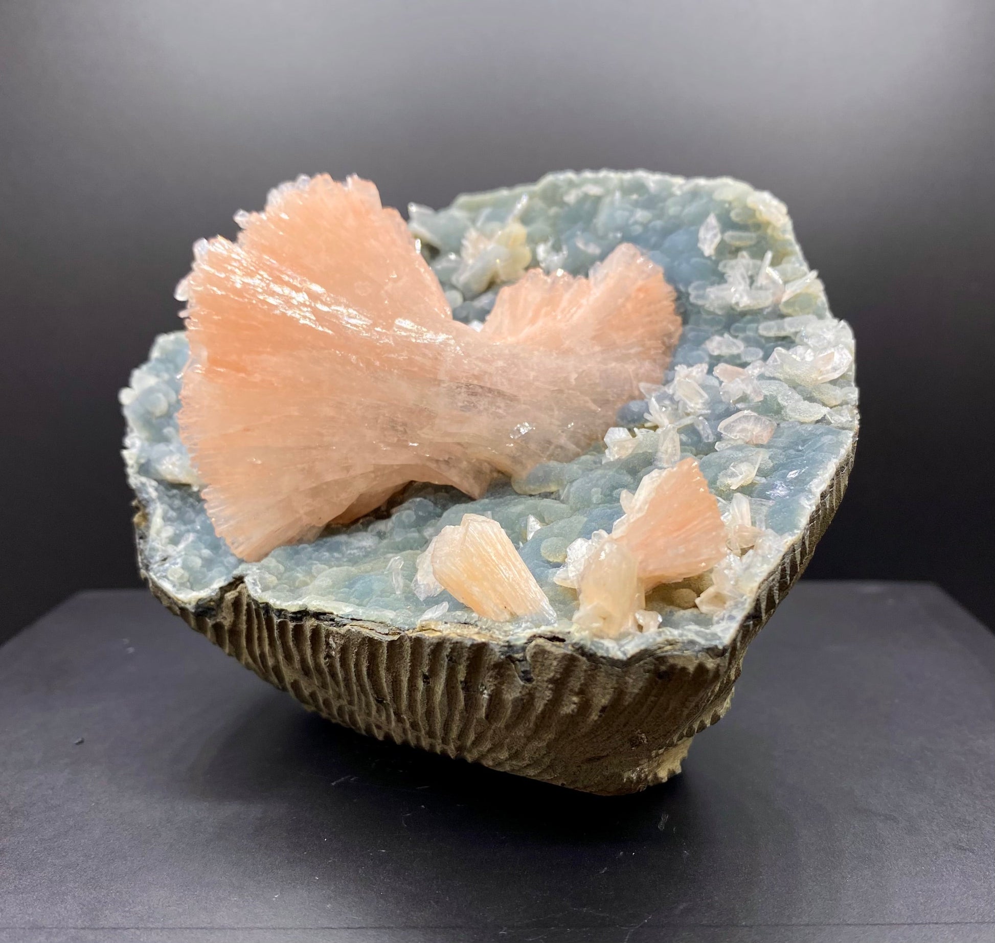 Heulandite & Chalcedony DK11 Superb Minerals 