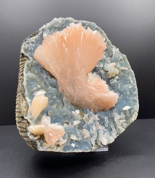 Heulandite & Chalcedony DK11 Superb Minerals 