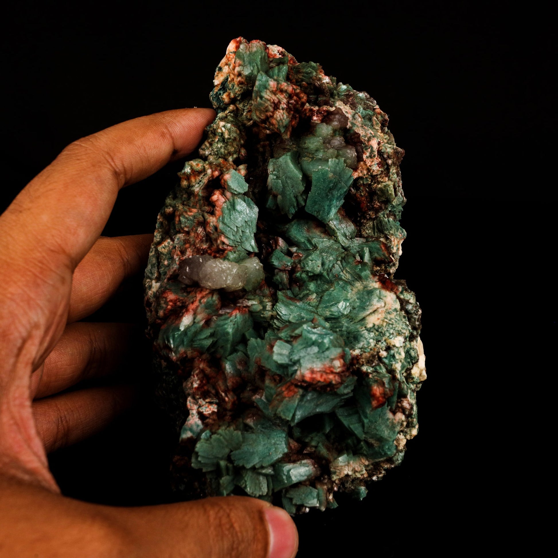 Heulandite Green Self Standing Natural Mineral Specimen # B 5886 Heulandite Superb Minerals 