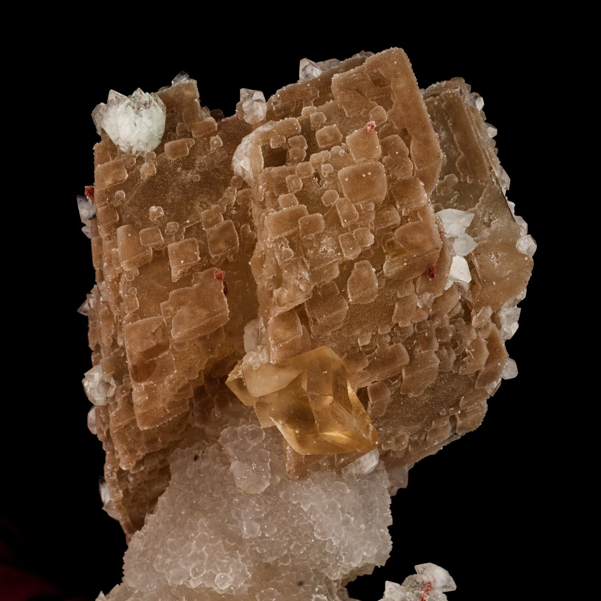 Huge Calcite formation with Chalcedony and stilbite Natural Mineral Specimen # B 6615 Calcite Superb Minerals 