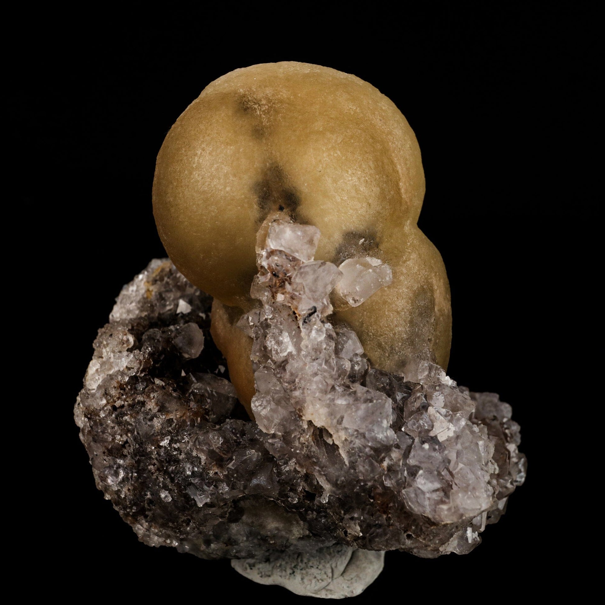 Huge Fluorite ball on Amethyst Natural Mineral Specimen # B 6556 Fluorite Superb Minerals 