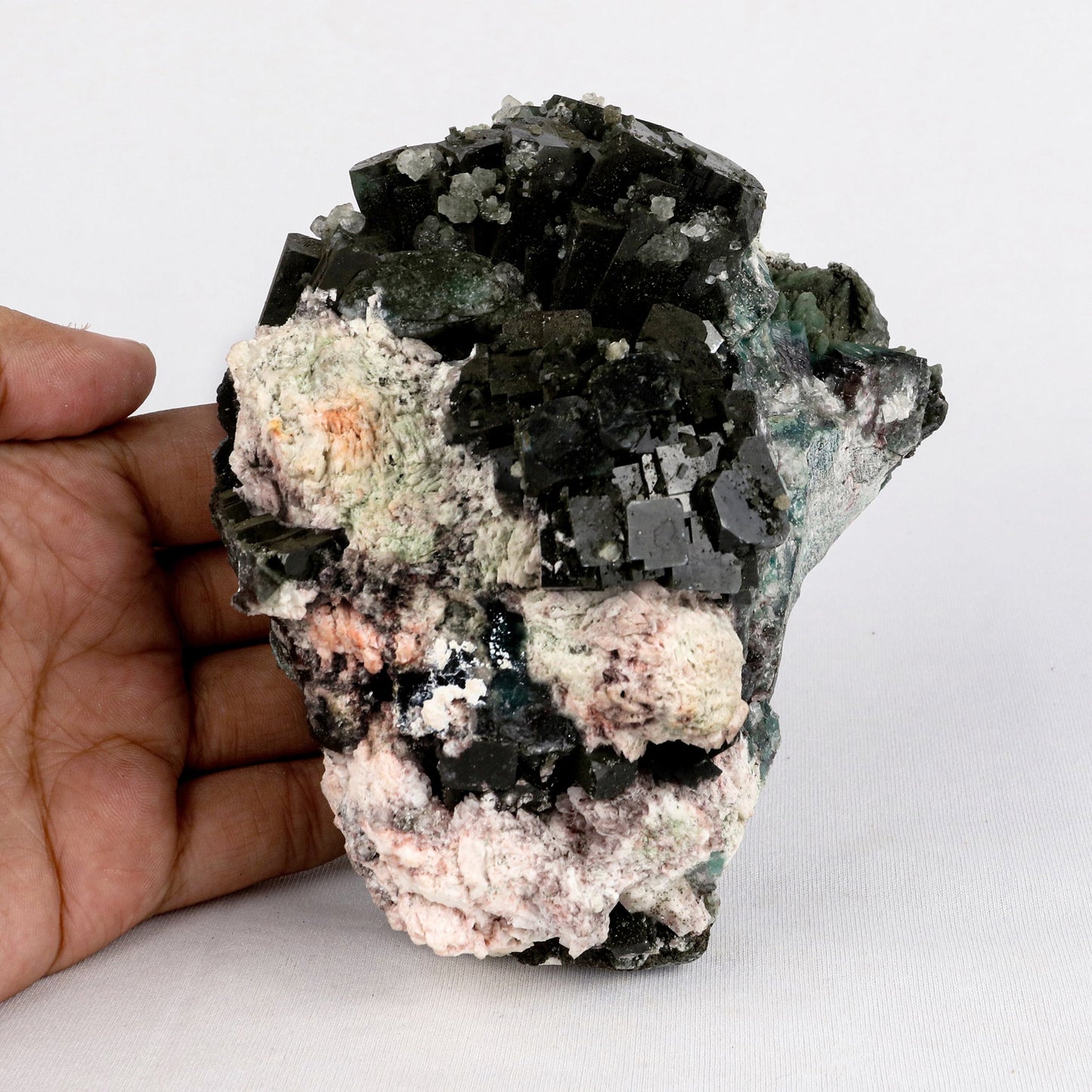 Marshy Apophyllite with Heulandite Natural Mineral Specimen # B 5358 Apophyllite Superb Minerals 