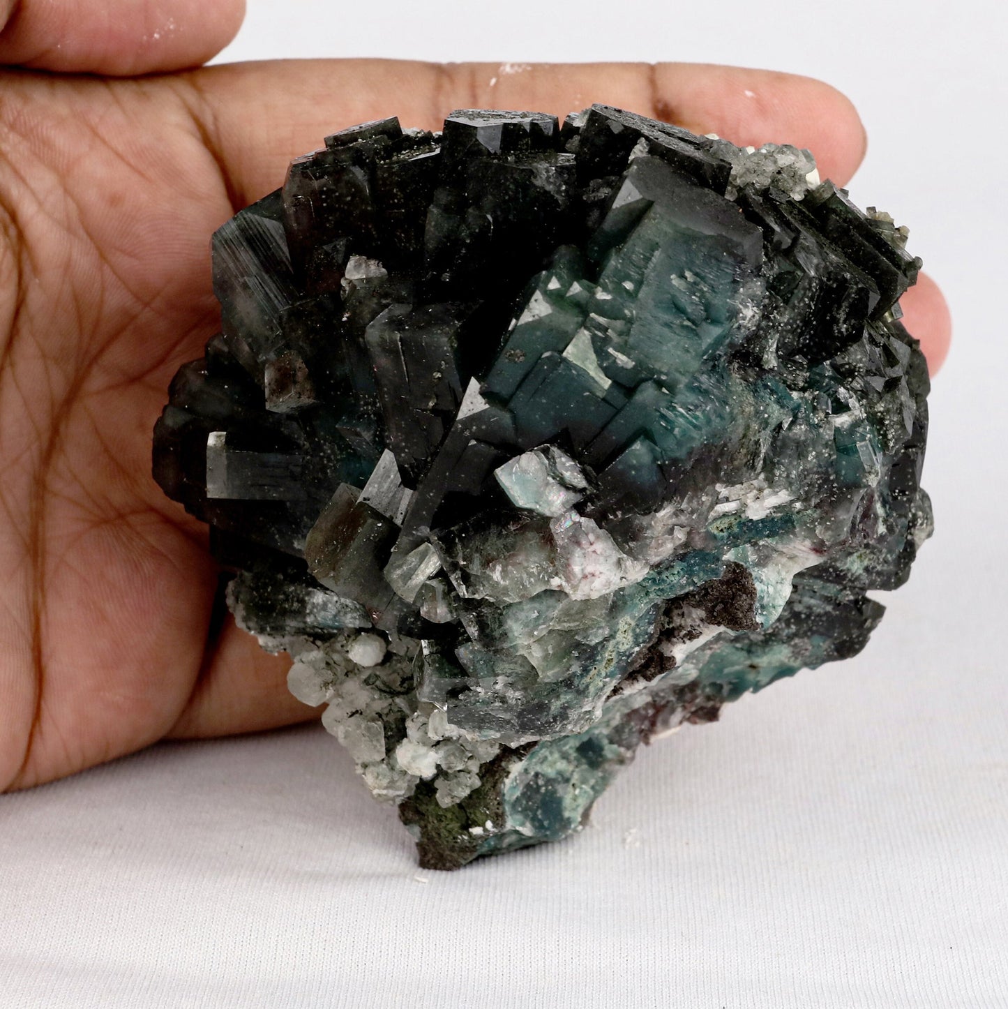 Marshy Apophyllite with Heulandite Natural Mineral Specimen # B 5366 Apophyllite Superb Minerals 