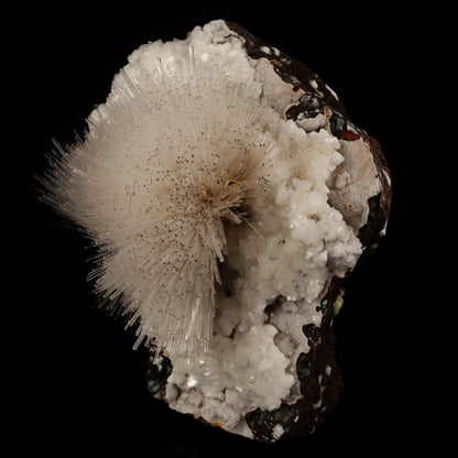 Mesolite on Heulandite Free Standing Natural Mineral Specimen # B 6051 Mesolite Superb Minerals 