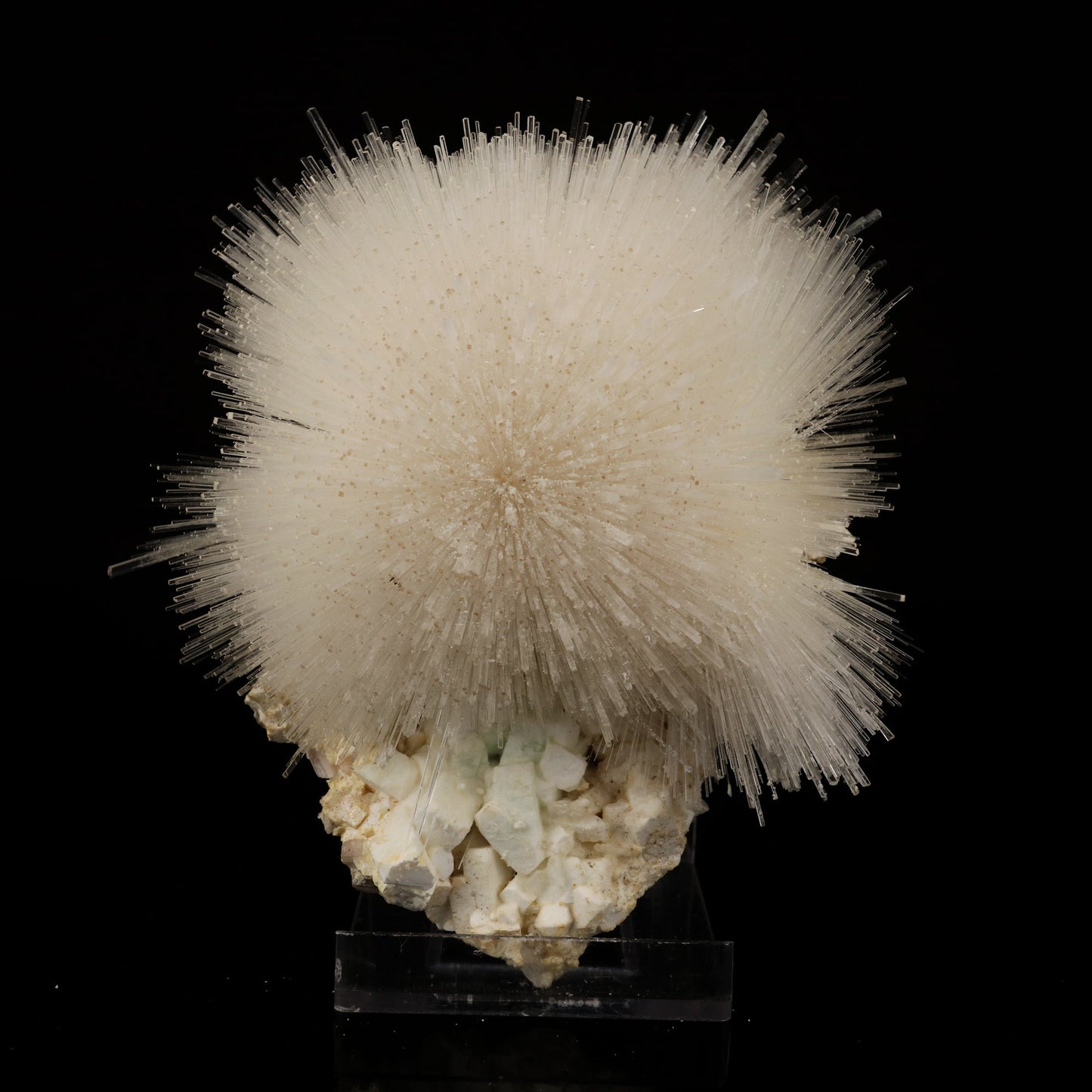 Mesolite on Heulandite Natural Mineral Specimen # B 6048 Mesolite Superb Minerals 