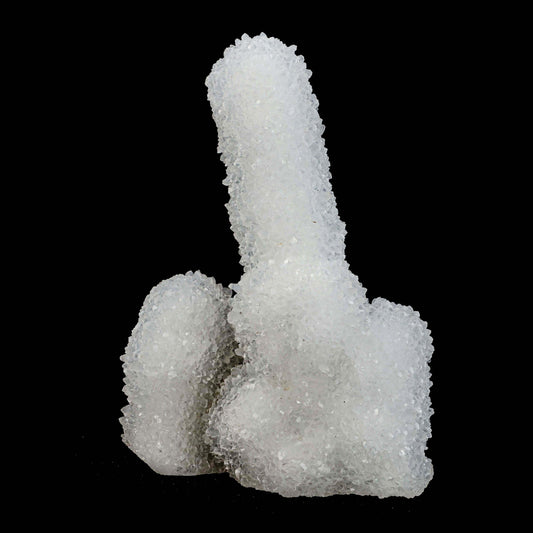 MM Quartz Coral Formation Natural Mineral Specimen # B 4996  https://www.superbminerals.us/products/mm-quartz-coral-formation-natural-mineral-specimen-b-4996  Features:&nbsp;The specimen is made up of drusy milky Quartz that has pseudomorphed following scalenohedral Calcite crystals.The item is crystallised nearly all the way around, with no matrix and only a few small points of attachment, and is thus on the verge of becoming a complete "floater."This type of specimen