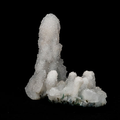 MM Quartz Coral Formation Natural Mineral Specimen # B 5164  https://www.superbminerals.us/products/mm-quartz-coral-formation-natural-mineral-specimen-b-5164  Features: The specimen is made up of drusy milky Quartz that has pseudomorphed following scalenohedral Calcite crystals.The item is crystallised nearly all the way around, with no matrix and only a few small points of attachment, and is thus on the verge of becoming a complete "floater."This type of specimen is quite