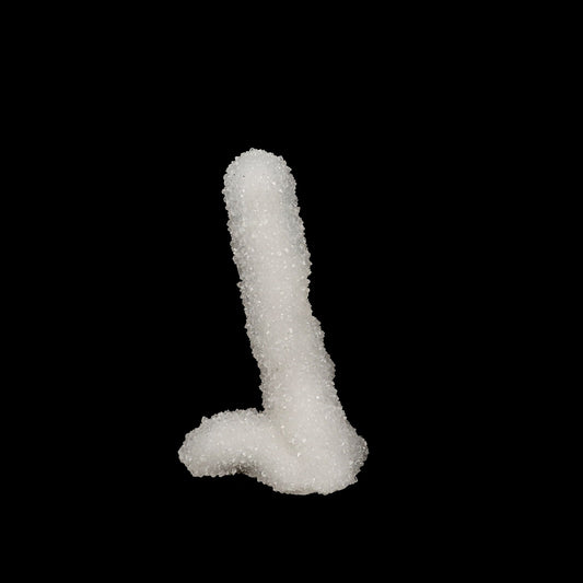 MM Quartz Sparkling Stalactite Natural Mineral Specimen # B 5252  https://www.superbminerals.us/products/mm-quartz-sparkling-stalactite-natural-mineral-specimen-b-5252  Features: A glossy, lustrous covering of Apophyllite crystals encloses bright white, microcrystalline Quartz crystals. The shiny, lustrous covering of Apophyllite crystals encloses the bright white, microcrystalline Quartz crystals. The lustre, colour, and crystal formation are all impressive. The specimen