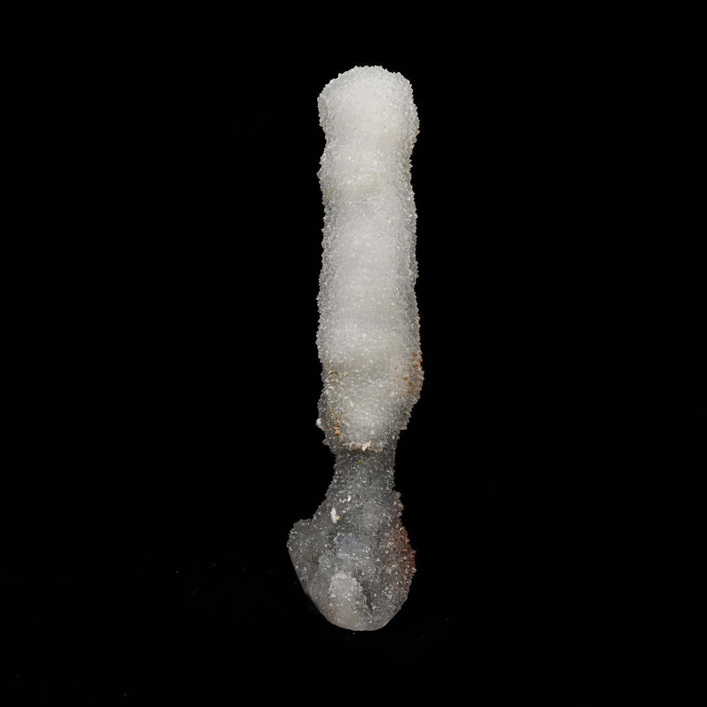 MM Quartz Sprakling Stalactite Natural Mineral Specimen # B 5169  https://www.superbminerals.us/products/mm-quartz-sprakling-stalactite-natural-mineral-specimen-b-5169  Features: Natural manufactured MM Quartz Stalactite from Nashik, India.This sculpture is self-standing and will look amazing in any collection, exhibition, or alter. Primary Mineral(s): MM Quartz Secondary Mineral(s): N/AMatrix: N/A 10 Inch x 3 InchWeight : 877 GmsLocality: Nashik, Maharashtra, 