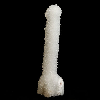 MM Quartz Stalactite Natural Mineral Specimen # B 5029  https://www.superbminerals.us/products/mm-quartz-stalactite-natural-mineral-specimen-b-5029  Features:&nbsp;Natural manufactured MM Quartz Stalactite from Nashik, India.This sculpture is self-standing and will look amazing in any collection, exhibition, or alter. Primary Mineral(s): MM QuartzSecondary Mineral(s): N/AMatrix: N/A 7 Inch x 2 InchWeight : 295 GmsLocality: Nashik, Maharashtra,