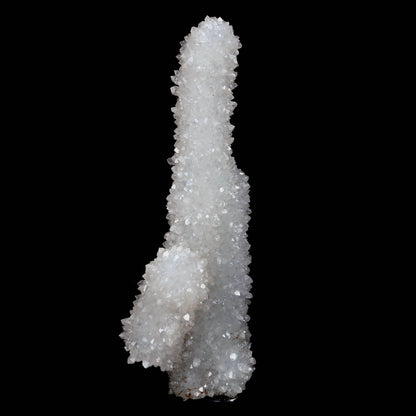 MM Quartz Stalactite with Sprakling Crystals Natural Mineral Specimen …  https://www.superbminerals.us/products/mm-quartz-stalactite-with-sprakling-crystals-natural-mineral-specimen-b-4469  Features:Natural produced MM Quartz Stalactite from Aurangabad, India.This sculpture is self-standing and will look wonderful in any collection, display, or alter. Primary Mineral(s): MM quartSecondary Mineral(s): N/AMatrix: N/A21 cm x 8 cmWeight : 665 Gms Locality: Nashik, Maharashtra, IndiaYear of Discovery: 2020
