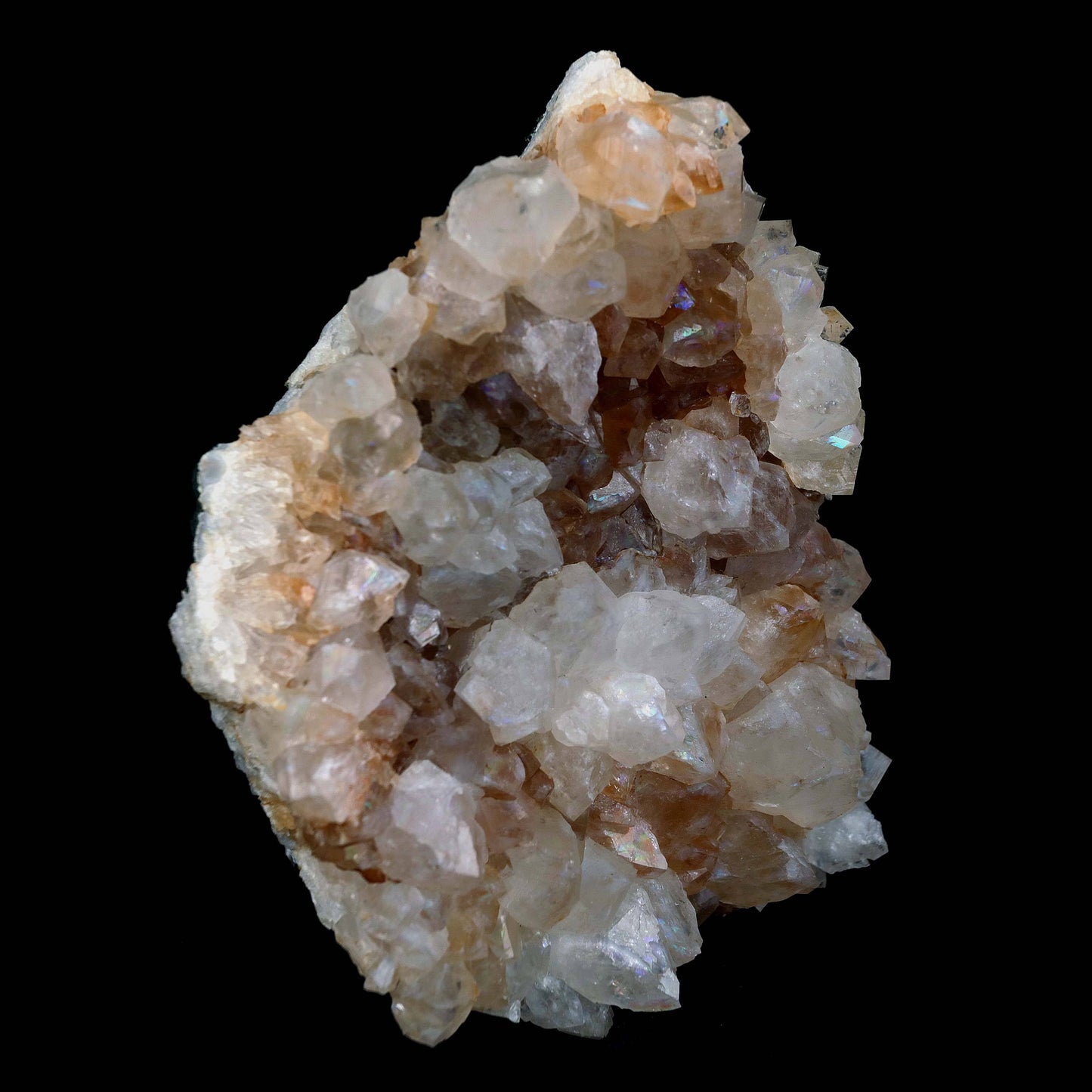 MM Quartz with Rainbow Effect 'Anandalite' Natural Mineral Specimen #…  https://www.superbminerals.us/products/mm-quartz-with-rainbow-effect-anandalite-natural-mineral-specimen-b-4611  Features: Anandalite, commonly known as Aurora Quartz or Rainbow Quartz, is mined in India. The tiny points of the clusters reflect dazzling rainbows that form on the surface of the quartz (as opposed to the internal rainbows that reflect from within in other mineral specimens.) Surface rainbow reflections