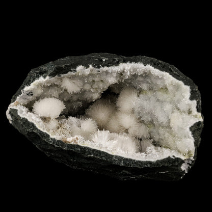 Natrolite Sprays Inside MM Quartz Geode Natural Mineral Specimen # B 5902 Natrolite Superb Minerals 