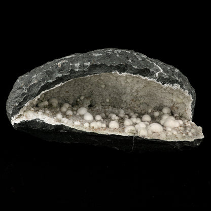 Okenite Big Puffballs Inside Chalcedony Geode Natural Mineral Specimen # B 5859 Okenite Superb Minerals 