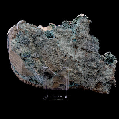 One time find of bright orange crystals with Unusual growth of Green Marshy Apophyllite - #C6 Stilbite Superb Minerals 